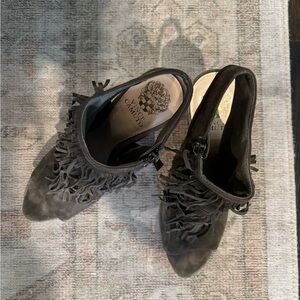 Vince Camuto Women's Brown Fringe Shoes